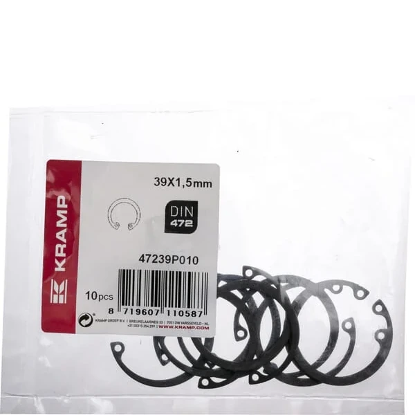 Kramp - 47239P010 - Innensicherungsring 39x1.5 mm DIN472 Stahl Kramp