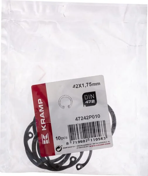 Kramp - 47242P010 - Innensicherungsring 42x1.8 mm DIN472 Stahl Kramp