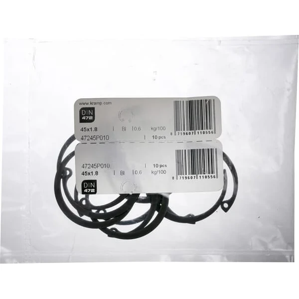 Kramp - 47245P010 - Innensicherungsring 45x1.8mm DIN472 Stahl Kramp