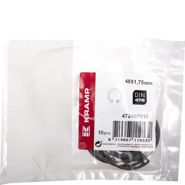 Kramp - 47248P010 - Innensicherungsring 48x1,8mm DIN472 Stahl Kramp
