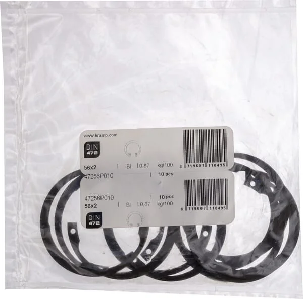 Kramp - 47256P010 - Sicherungsring Innen 56x2 mm DIN472 Stahl Kramp