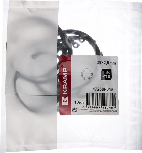 Kramp - 47268P010 - Sicherungsring Innen 68x2.5mm DIN472 Stahl Kramp
