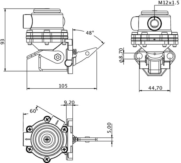 Kramp - 4757883KR - Kraftstoffpumpe für NH