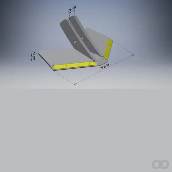 Kramp - 506015CN - Fluegelschar Mit Hartmetall