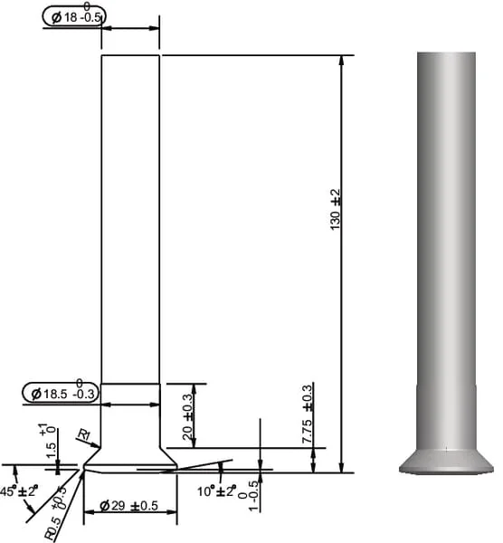 Kramp - 507003KR - Schwenkbolzen