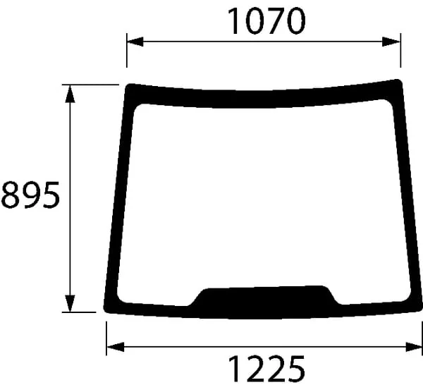 Kramp - 5089552N - Windschutzscheibe