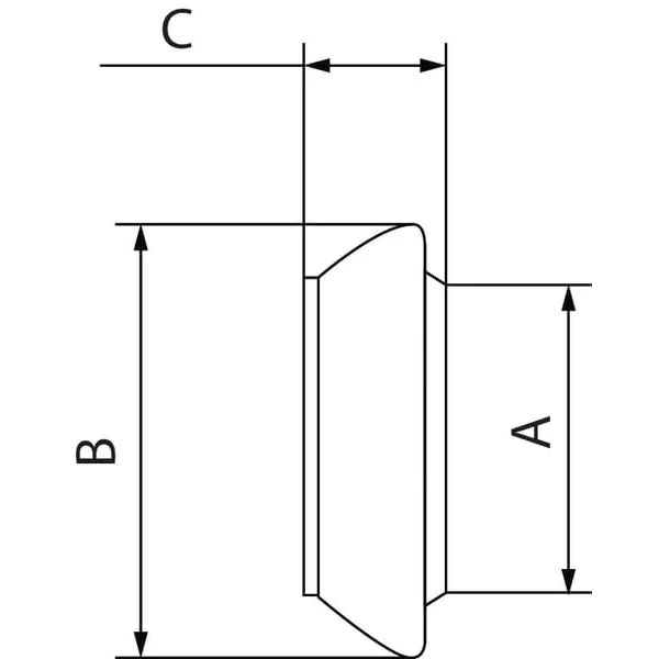 Kramp - 5100000Z - Muffe 5" zum Aufschweißen