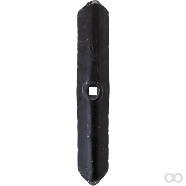 Kramp - 5120101458 - Kultivatorzinke 230x45x8mm, Zweiseitig, Gebogen, 1 Loch, Geeignet für Väderstad