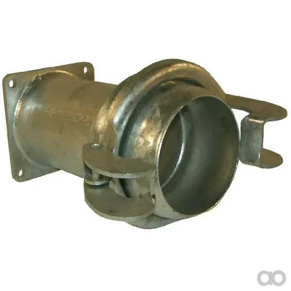 Kramp - 5143000 - Außengewinde 5" + 4-Bolzen-Flansch Bauer
