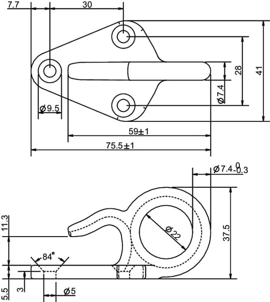 Kramp - 570004KR - Planen-Haken