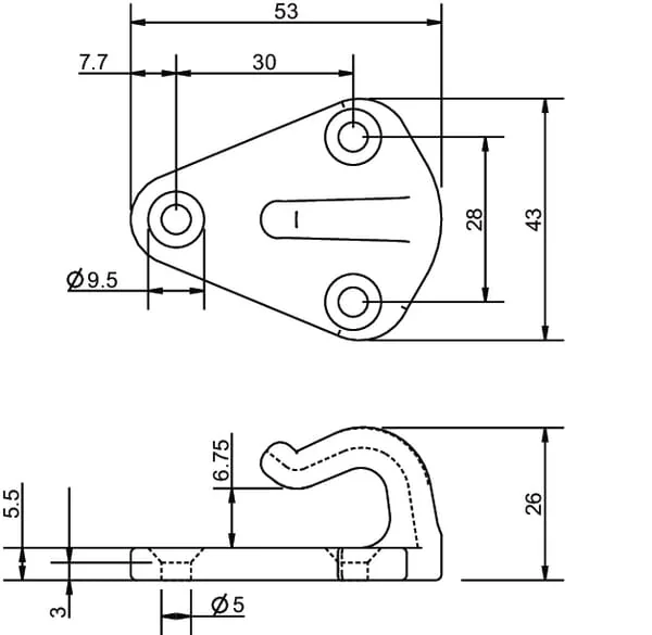Kramp - 570005KR - Planen-Haken