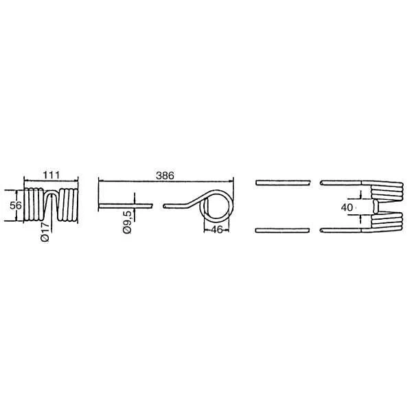 Kramp - 57601100KR - Federzinke, Passend Für Kuhn