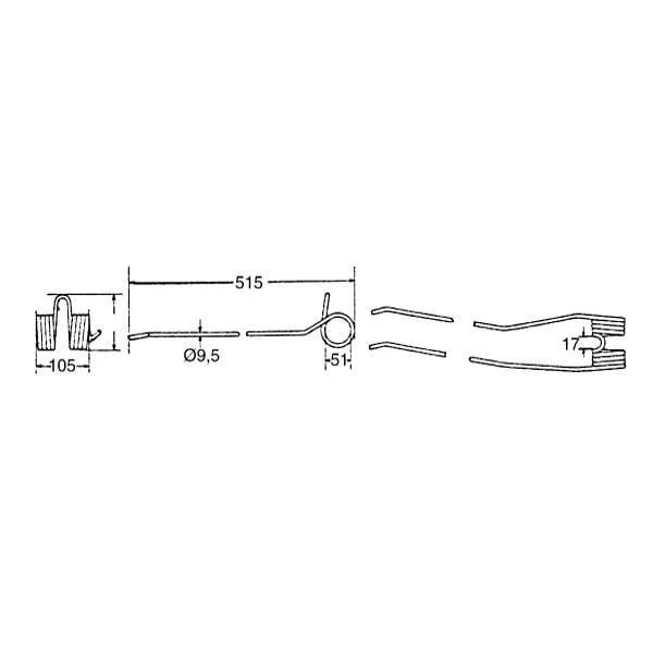 Kramp - 57644010KR - Rotierzinke Passend Für Kuhn