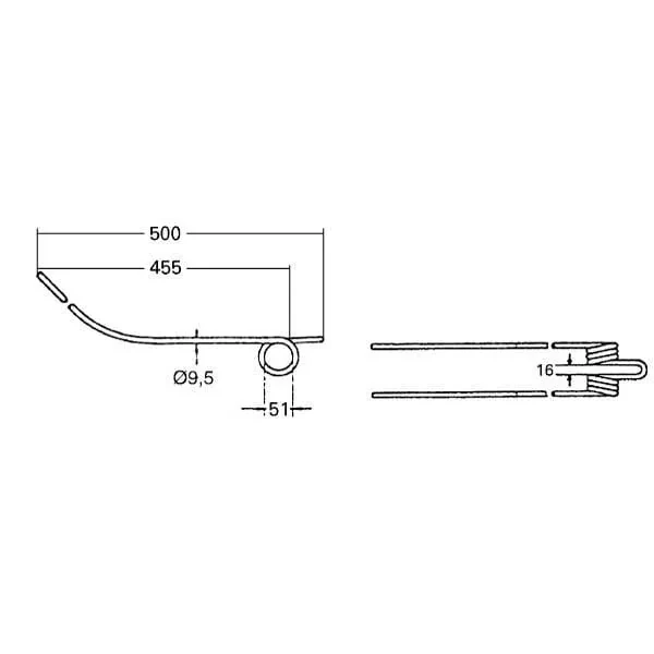 Kramp - 57720200KR - Federzinke, Passend Für Kuhn