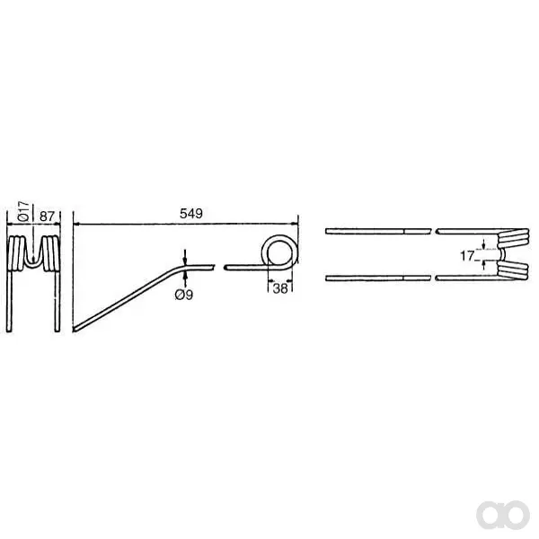 Kramp - 600013KR - Federfinger Niemeyer