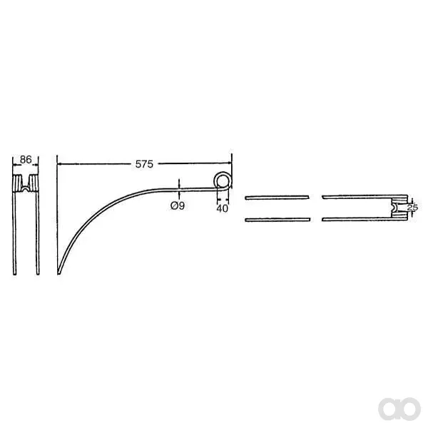 Kramp - 600014KR - Rotorgabel Niemeyer