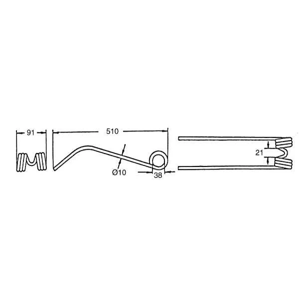 Kramp - 600034KR - Federfinger Niemeyer