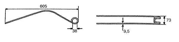 Kramp - 600041KR - Federzinken Niemeyer