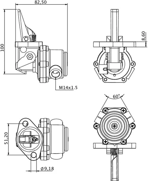 Kramp - 6005007513KR - Kraftstoffpumpe Renault
