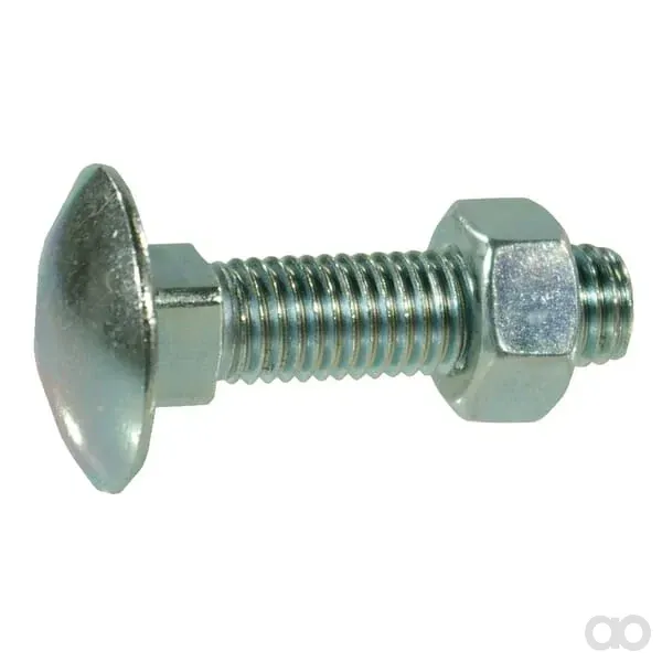 Kramp - 6031050 - Wagenschraube DIN603 M10x50 Stahl Feuerverzinkt 4.6 Kramp