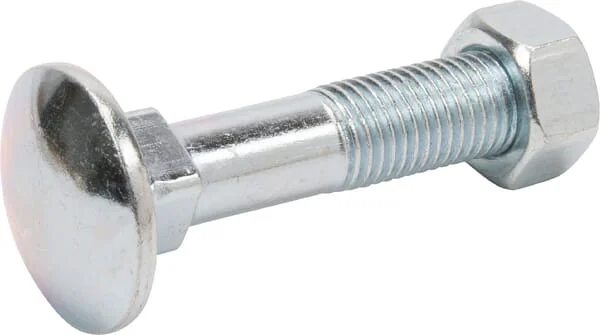 Kramp - 6031660P025 - Linsenkopfschraube und Mutter M16x60 4.6 ZP