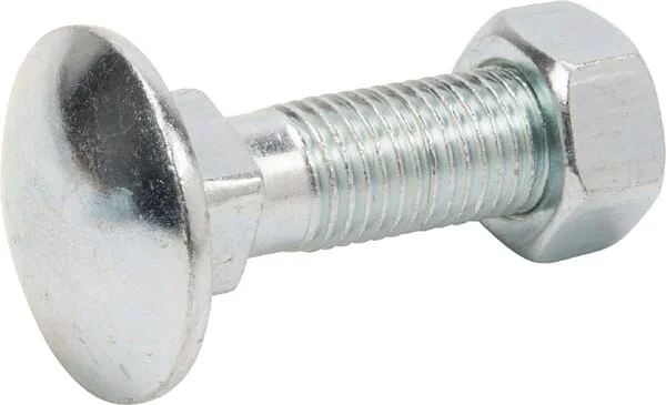 Kramp - 6031680P025 - Linsenkopfschraube und Mutter M16x80 4.6 ZP
