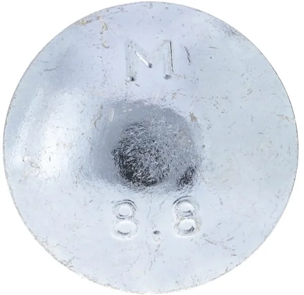 Kramp - 60382588 - Schlossschraube DIN603 M8x25 Stahl Feuerverzinkt 8.8