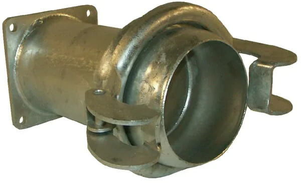 Kramp - 6143000 - Maennlich 6" + 4-Bolzen-Flansch Bauer