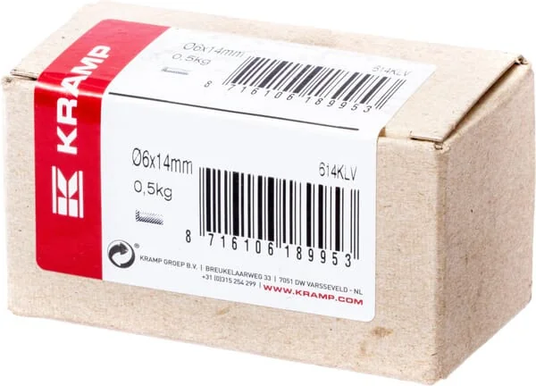 Kramp - 614KLV - Nieten 0,5 kg Packung 6x14