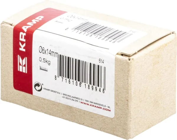 Kramp - 614V - Blindnieten 0,5 kg Packung 6x14