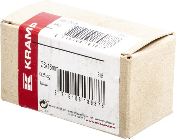 Kramp - 618V - Blindnieten 0,5 Kg Packung 6x18