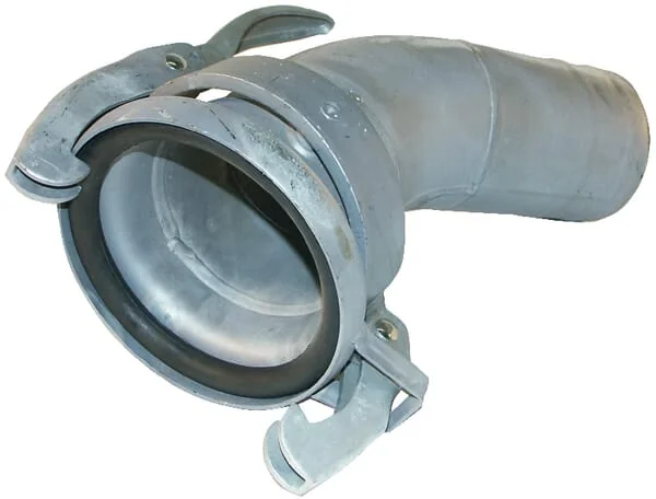 Kramp - 6204045Z - Weiblich 6" 45° Bogen Schlauchanschluss