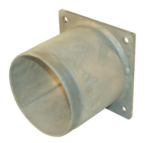 Kramp - 6306000Z - Vierkantflansch 6" + Gewindeende