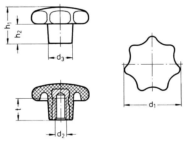 Kramp - 63360632 - Sternkopf M6x32mm