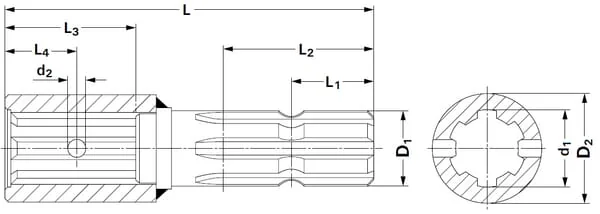 Kramp - 672011KR - Verlaengerungsstueck 1-1/8 (6)