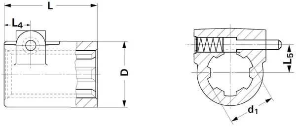 Kramp - 6740155KR - Keilnabe