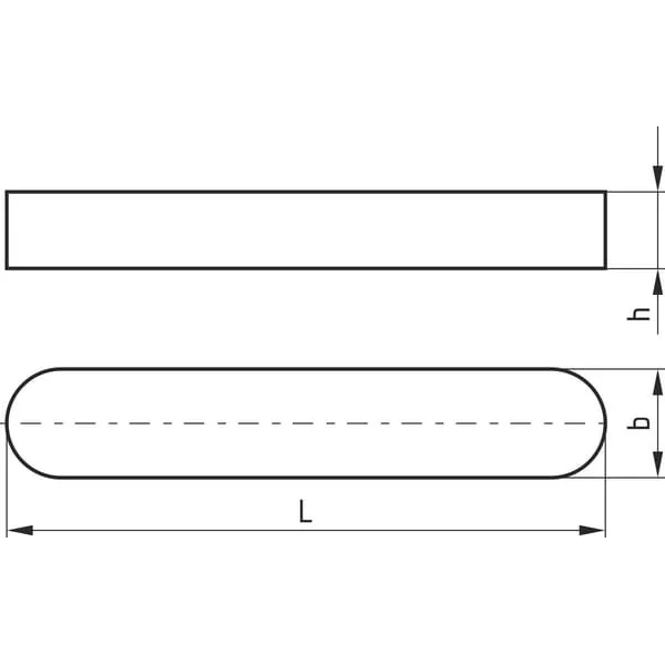 Kramp - 688510650 - Passfeder 10x6x50