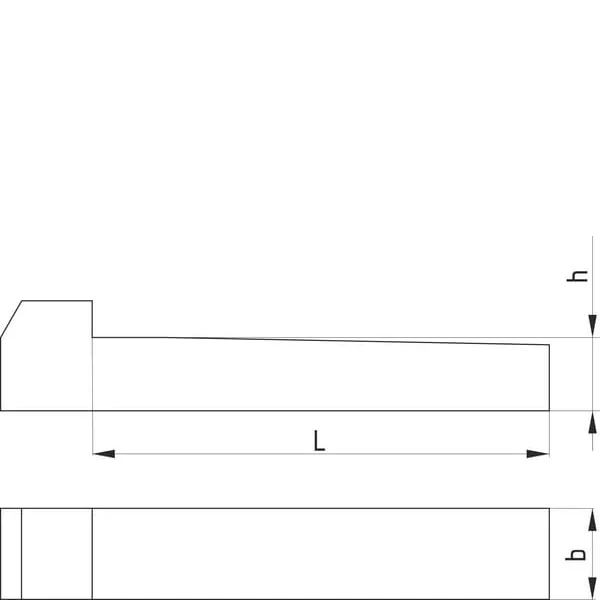 Kramp - 688710660 - Laschenkeil 10x6x60