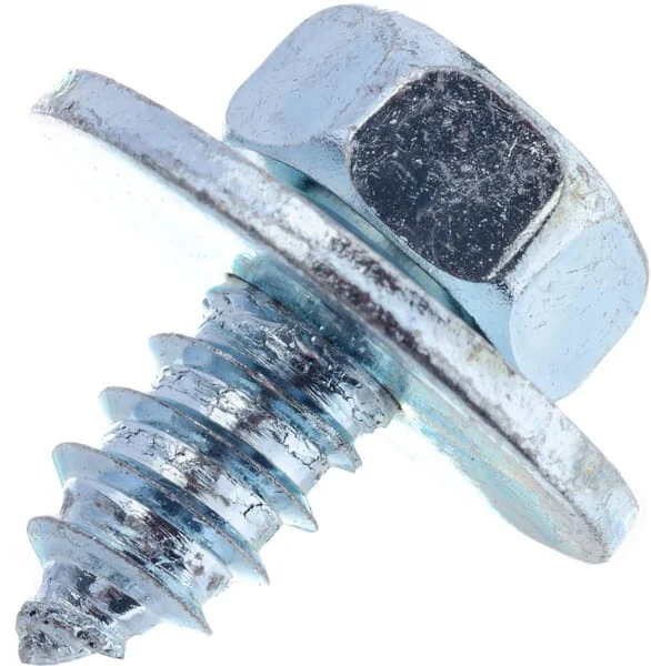 Kramp - 69016313P100 - Selbstbohrende Laengslochschraube 6,3x13mm, 10mm Sechskantkopf, DIN 6901