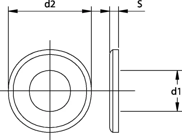 Kramp - 691616RC - Sicherungsring M16x30x4mm, 300HV Verzinkt DIN 6916