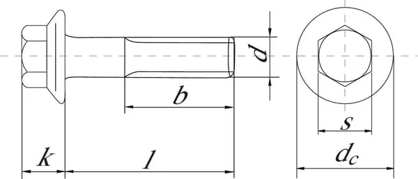 Kramp - 6921T1020 - Gewindeflanschschraube M10x20 8.8 Verzinkt
