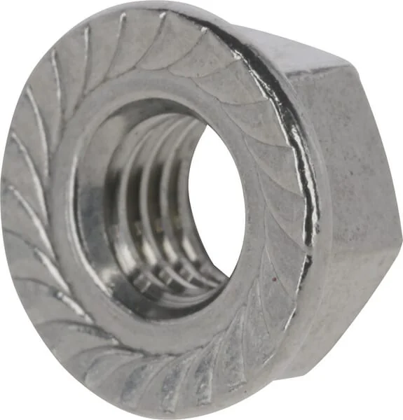 Kramp - 69236RVS - Sechskant-Flanschmutter DIN 6923 M6 Edelstahl A2