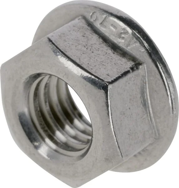 Kramp - 69238RVSP025 - Sechskant-Bundmutter DIN 6923 M8x1,25 Edelstahl A2