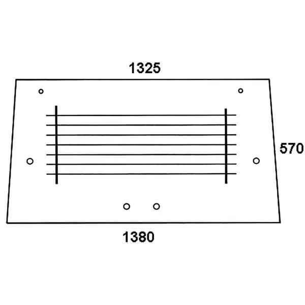 Kramp - 70117969N - Heckfenster Beheizt