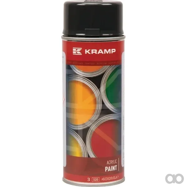 Kramp - 702104KR - Farbe RAL 7021 Schwarzgrau 400 ml Im Spruehdose Kramp