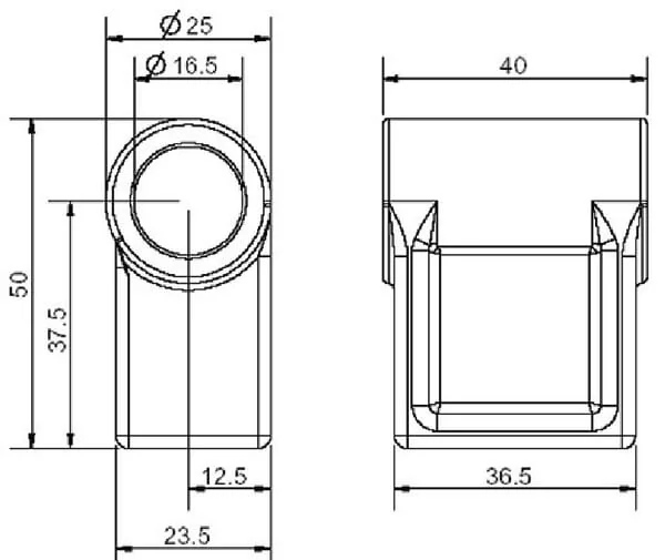 Kramp - 730073KR - Scharnier Verzinkt