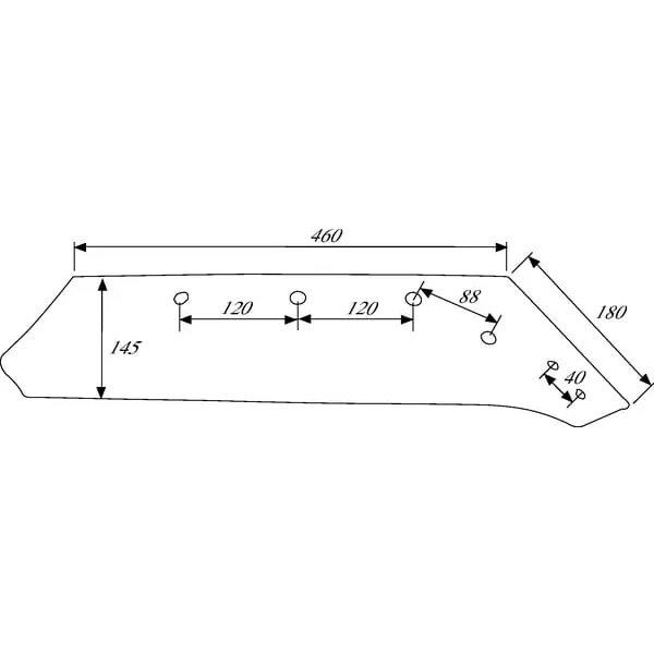 Kramp - 73080KR - Pöttinger Rechter Schar
