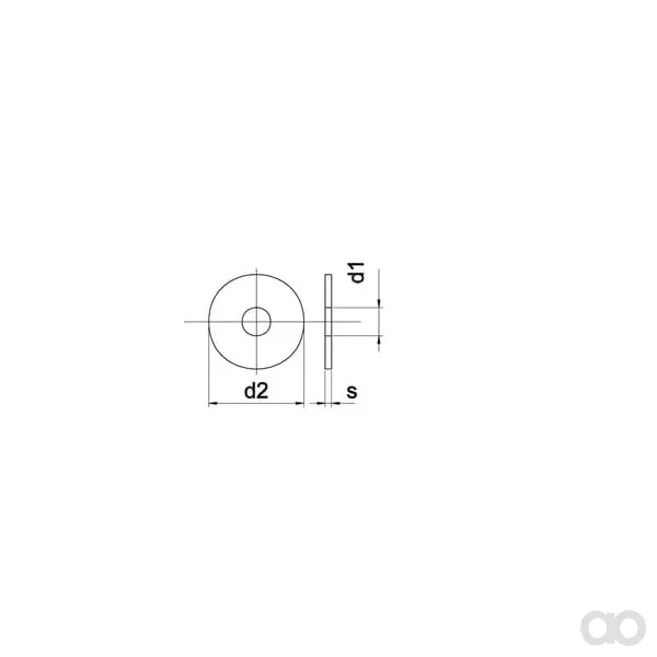 Kramp - 734916 - Sicherungsring schwer M16 verz