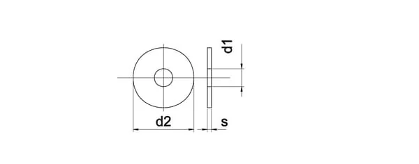 Kramp - 73496 - Scheibe M6x17x3 mm Stahl Verzinkt DIN 7349