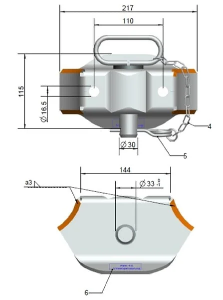 Kramp - 750002KR - Anhaengerkupplung FBR-40